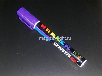 Флуоресцентный маркер фиолетовый 4 мм.