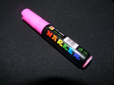 Флуоресцентный маркер розовый 10 мм. 