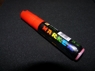 Флуоресцентный маркер красный 10 мм.